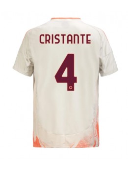 Billige AS Roma Bryan Cristante #4 Bortedrakt 2024-25 Kortermet